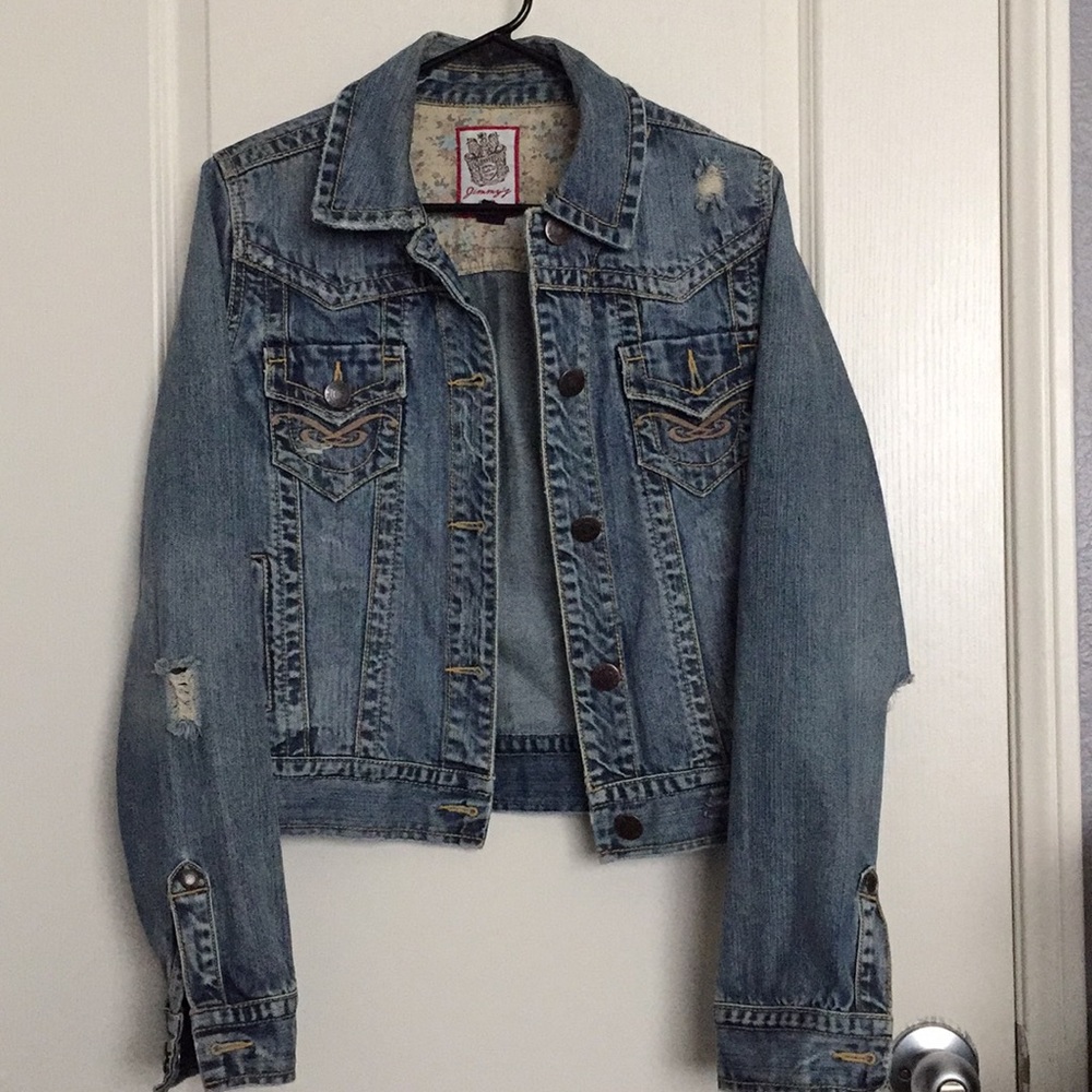 Denim jacket.